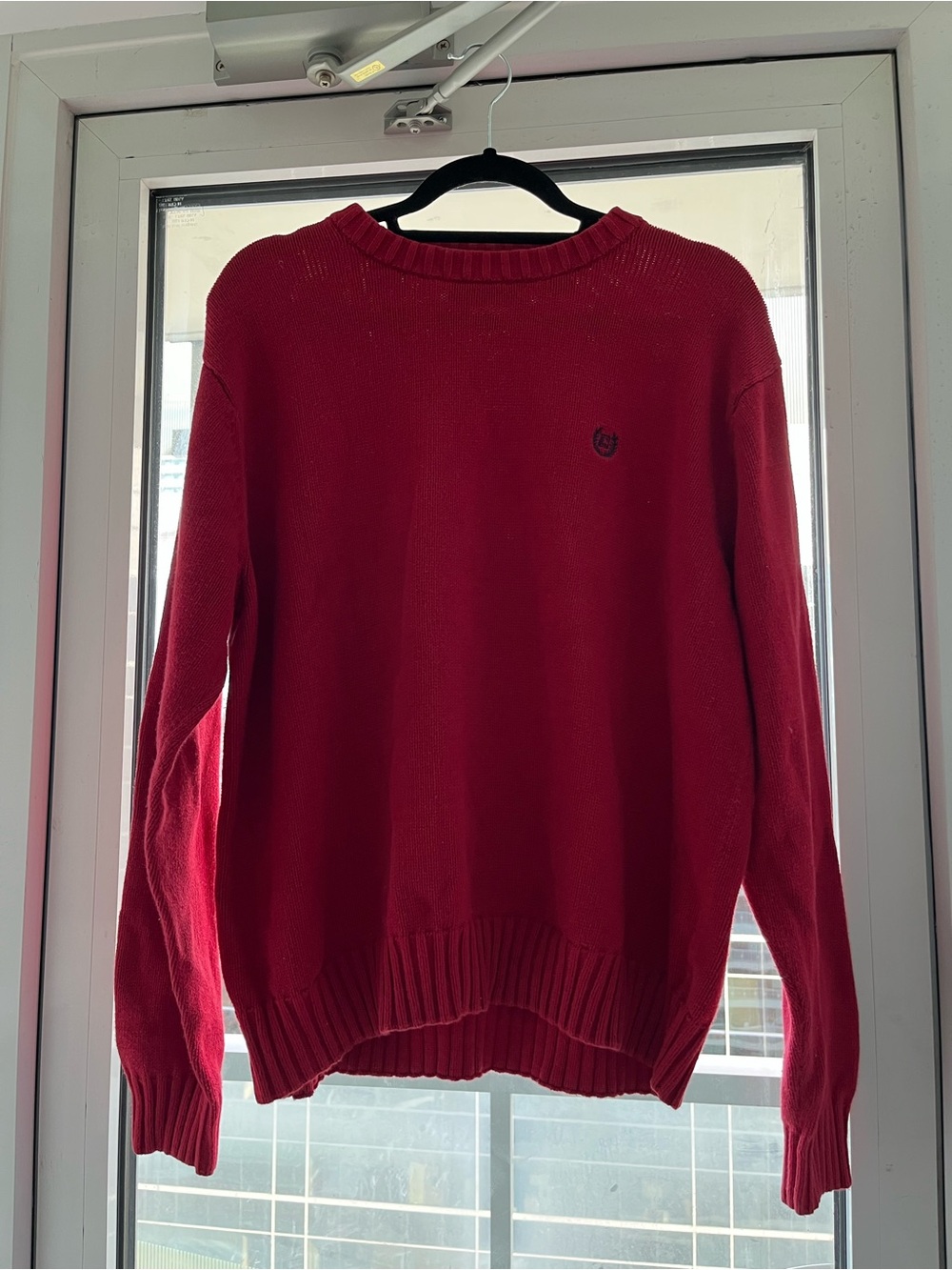 Chaps Red 100% Cotton Crewneck Sweater | XXL